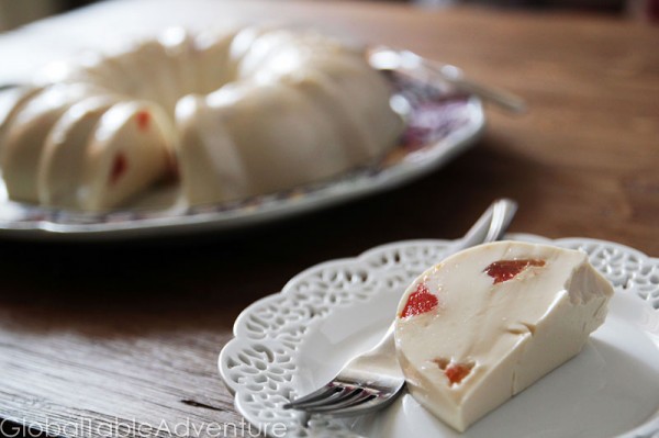 Haitian Coconut Fruit Jello | Blancmange