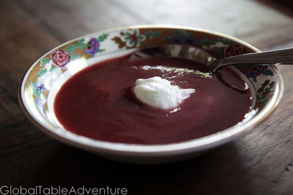 Chilled Cherry Soup | Hungary | 7 Cold soup recipes from around the world. Chilled Cherry Soup | Hungary | 7 Cold soup recipes from around the world.