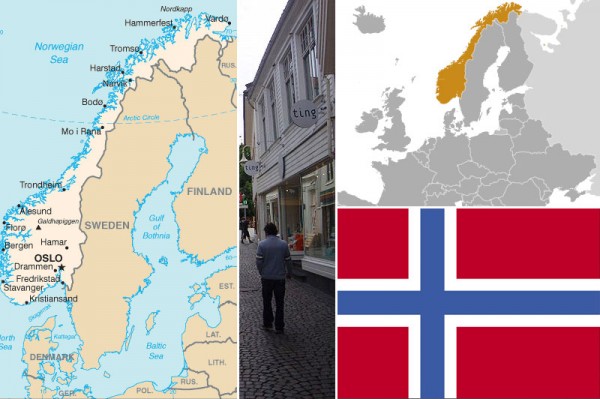 Norway-maps-and-flag