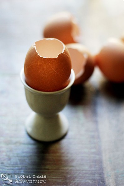 Russian Scrambled Eggs with Caviar