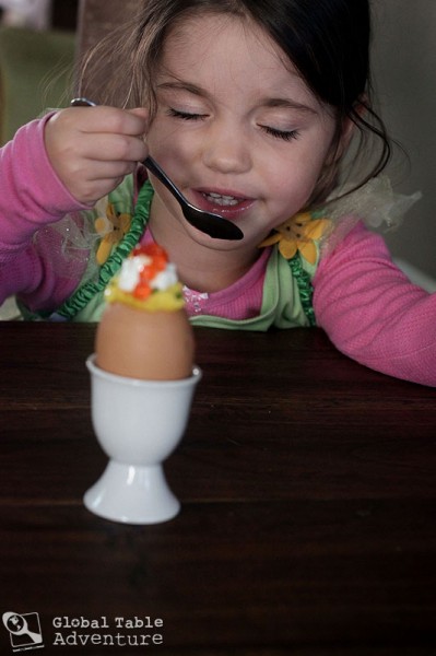 Russian Scrambled Eggs with Caviar