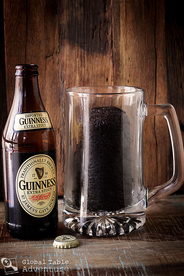 Guinness Chocolate Cake and Bailey's Buttercream... in a mug!