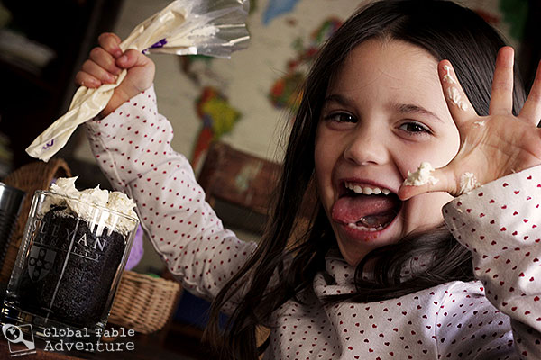 Guinness Chocolate Cake and Bailey's Buttercream... in a mug!