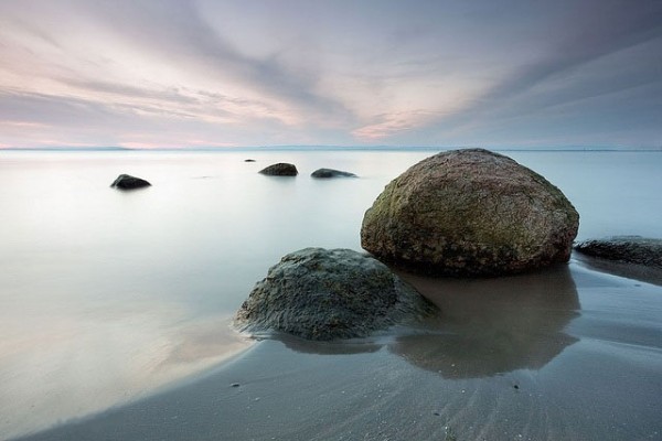 The Black sea coast near Chernomorets. Photo by Evgord.