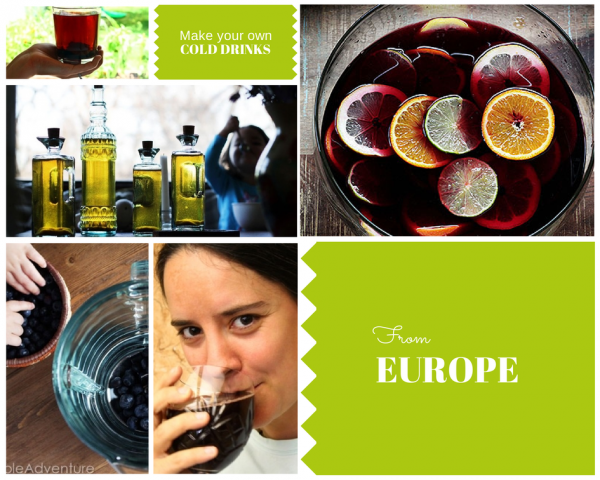 Cold drinks from Europe