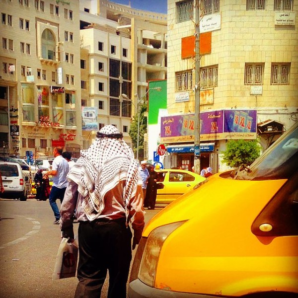 Central Market in the city of Ramallah.  Photo by Rawan Nassrallah.