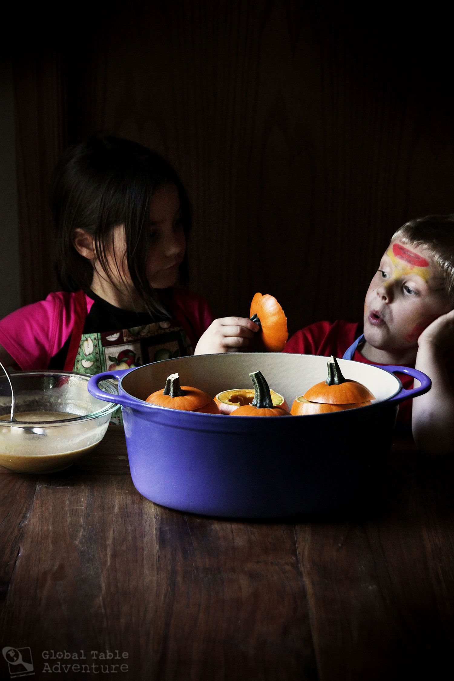 Recipe for Thai Coconut Custard steamed in a pumpkin