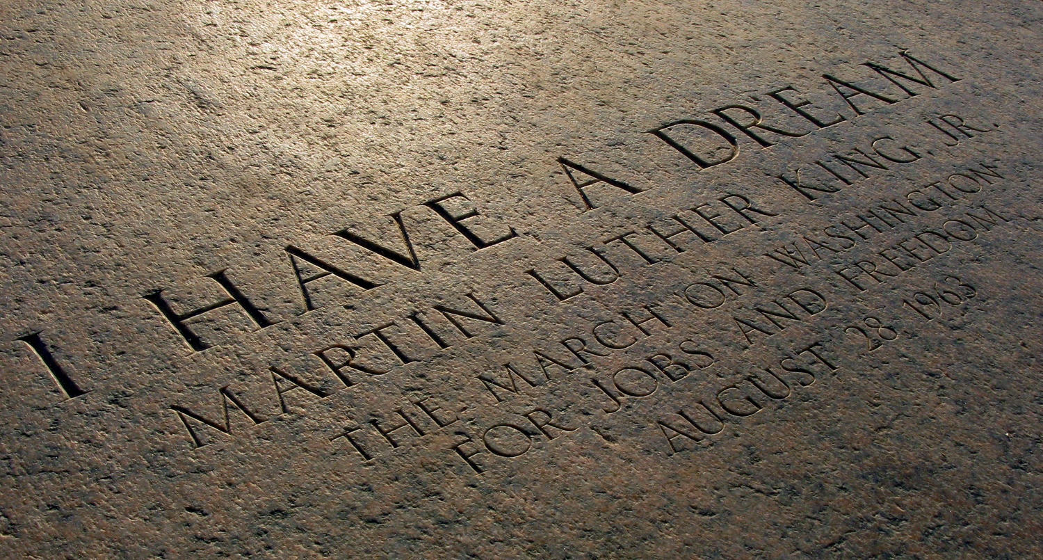 I have a dream marker courtesy of National Park Service Digital Image Archives