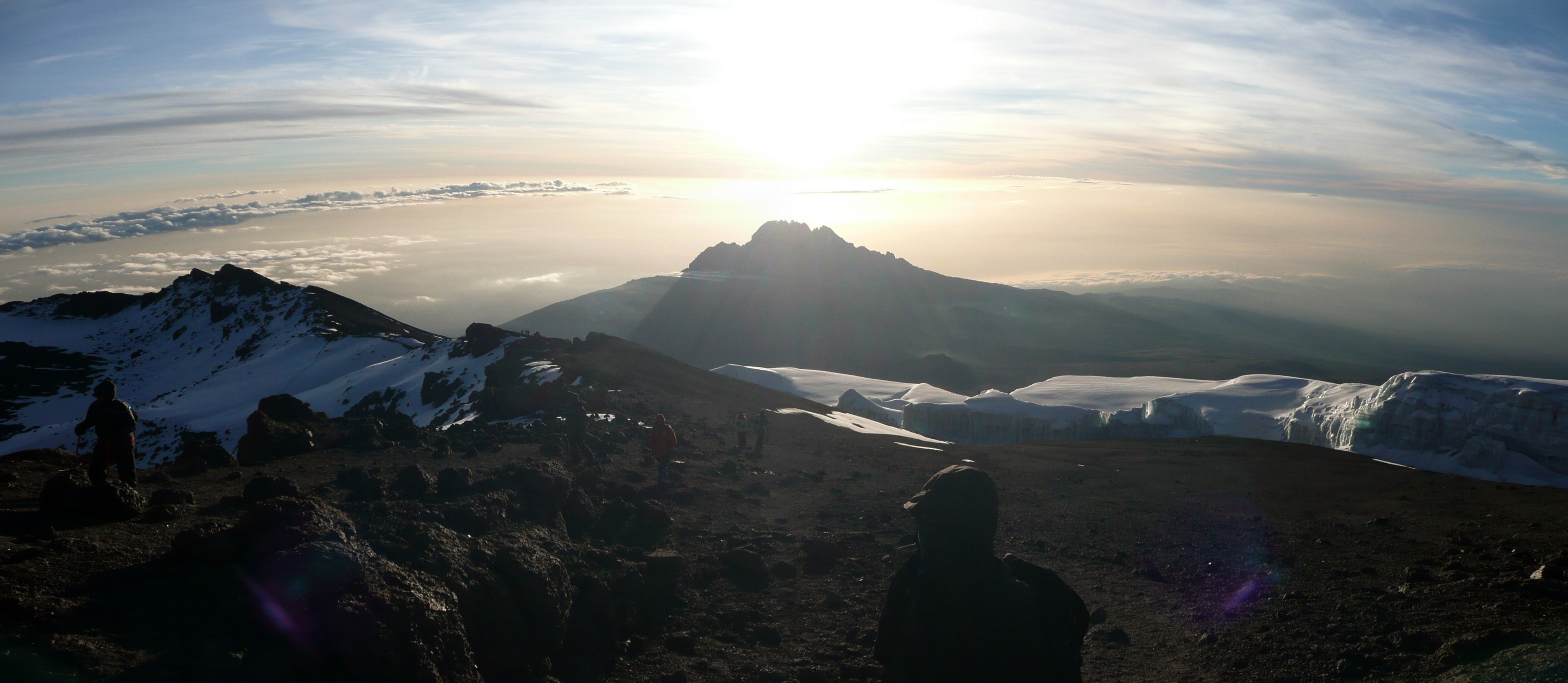 "Mawenzi Cone at sunrise from Kilimanjaro crater rim" by Sbork - Own work. Licensed under CC BY-SA 3.0 via Wikimedia Commons - https://commons.wikimedia.org/wiki/File:Mawenzi_Cone_at_sunrise_from_Kilimanjaro_crater_rim.jpg#/media/File:Mawenzi_Cone_at_sunrise_from_Kilimanjaro_crater_rim.jpg
